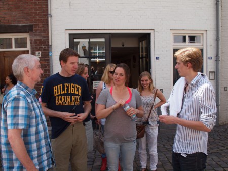 v.l.n.r. Paul, Jeroen, Kim Ryanne en Eric (Brüningdag)